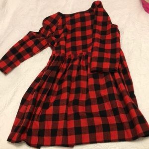 Plaid Flannel Dress